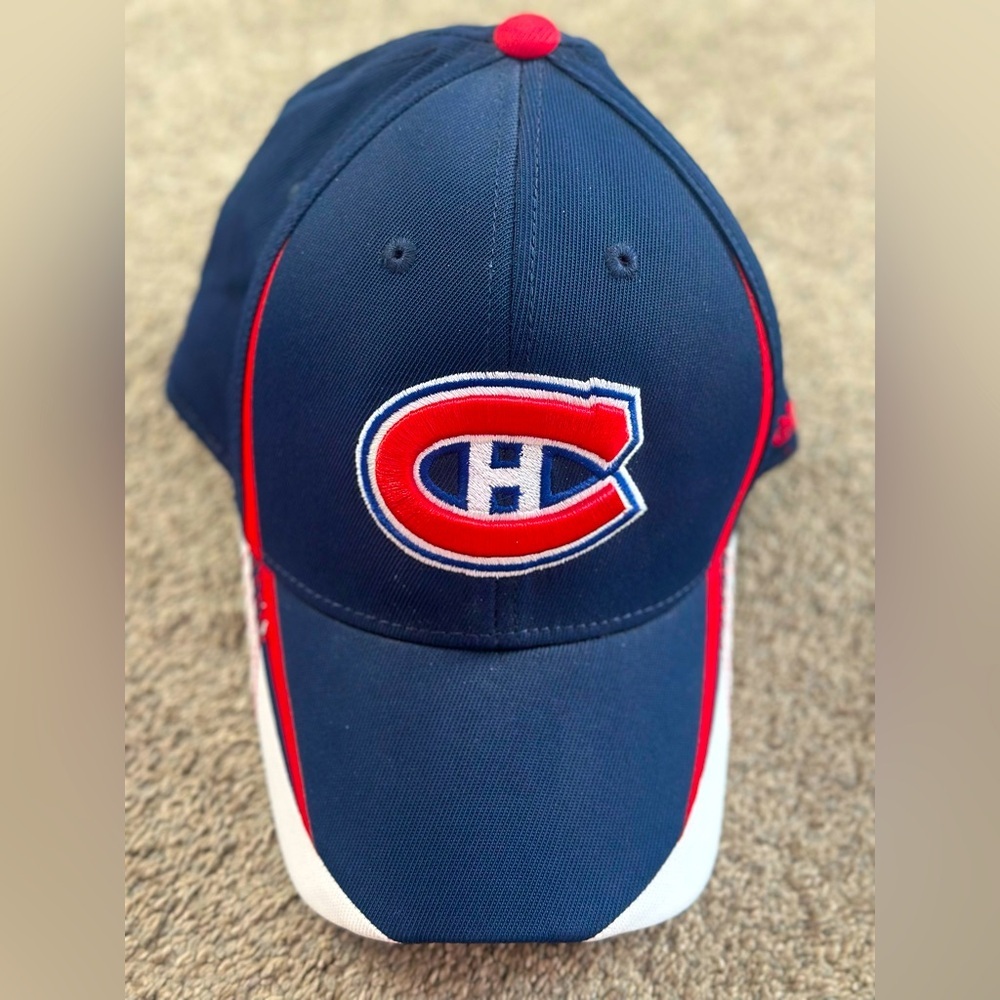 Reebok NHL Montreal Canadiens HABS baseball hat NWOT size S/M